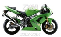 03-04 ZX6R Fairings