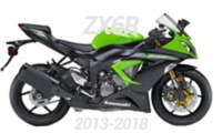 13-18 ZX6R Fairings
