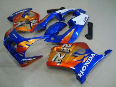 Best 1988-1989 Honda CBR250RR MC19 Motorcycle Fairings - White Blue Orange UK