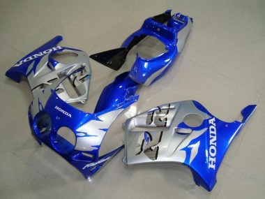 Best 1988-1989 Honda CBR250RR MC19 Motorcycle Fairings - Silver Blue UK