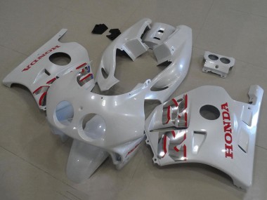 Best 1990-1998 Honda CBR250RR MC22 Motorcycle Fairings - Pearl White Red UK