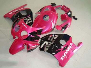 Best 1990-1998 Honda CBR250RR MC22 Motorcycle Fairing - Pink Glossy Black UK