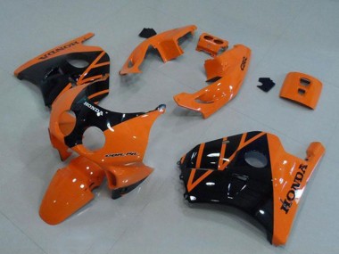 Best 1990-1998 Honda CBR250RR MC22 Motorcycle Fairing - Orange Glossy Black UK