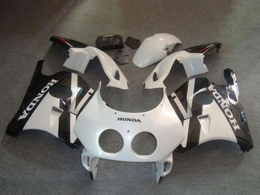 Best 1990-1998 Honda CBR250RR MC22 Motorcycle Fairing Kits - White Glossy Black UK