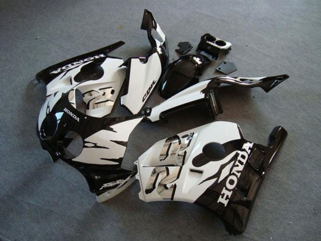 1990-1998 Honda CBR250RR MC22 Motorcycle Fairing - White Glossy Black UK