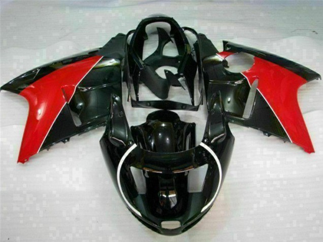 1996-2007 Honda CBR1100XX Blackbird Motorcycle Fairings - Red Glossy Black UK