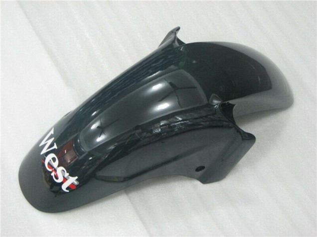 1996-2007 Honda CBR1100XX Blackbird Motorcycle Fairings - Glossy Black White West UK