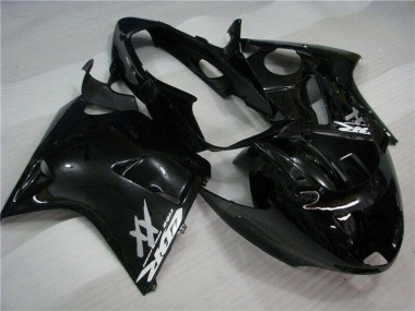 Best 1996-2007 Honda CBR1100XX Blackbird Motorcycle Fairing Kits - Glossy Black UK