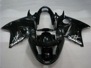 Best 1996-2007 Honda CBR1100XX Blackbird Motorcycle Fairing Kits - Glossy Black UK