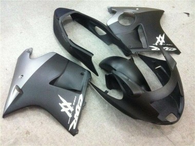 Best 1996-2007 Honda CBR1100XX Blackbird Motorcycle Fairings - Matte Black Silver UK