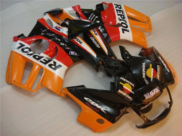 1995-1996 Honda CBR600 F3 Motorcycle Fairings - Orange White Red Glossy Black Repsol UK