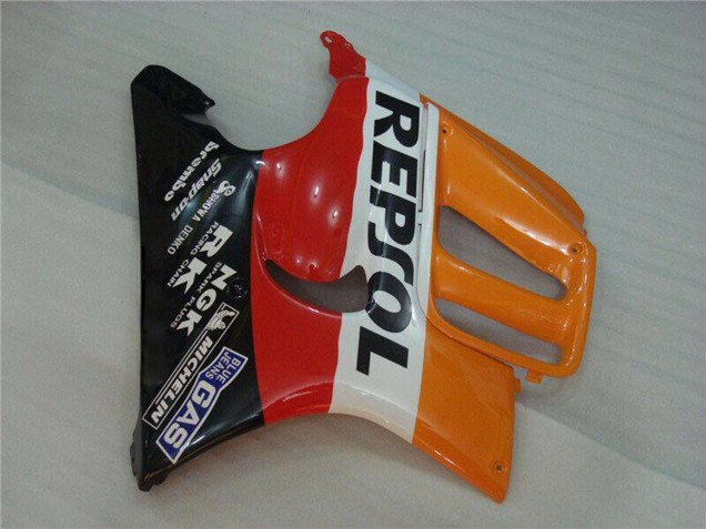 1995-1996 Honda CBR600 F3 Motorcycle Fairings - Orange White Red Glossy Black Repsol UK