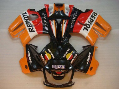 Best 1995-1996 Honda CBR600 F3 Motorcycle Fairings - Orange White Red Glossy Black Repsol UK