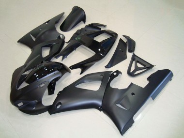Best 1998-1999 Yamaha YZF R1 Motorcycle Fairings - Matte Black Glossy Black UK