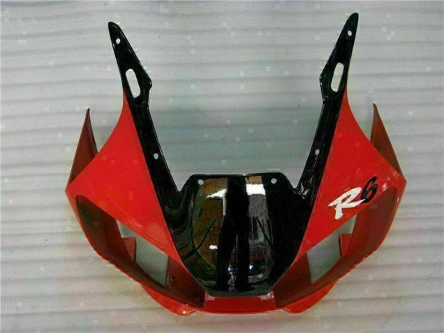 1998-2002 Yamaha YZF R6 Motorcycle Fairing - White Red Glossy Black UK