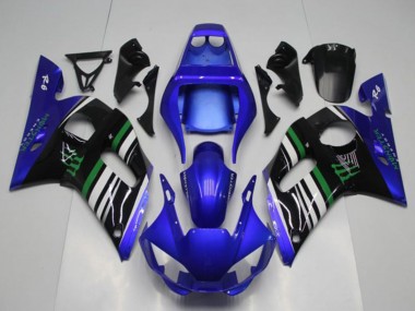 Best 1998-2002 Yamaha YZF R6 Motorcycle Fairings - Blue White Green Black Monster UK