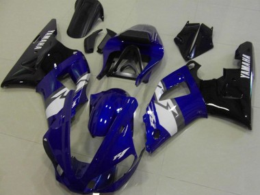 Best 2000-2001 Yamaha YZF R1 Motorcycle Fairings - Blue White Black UK