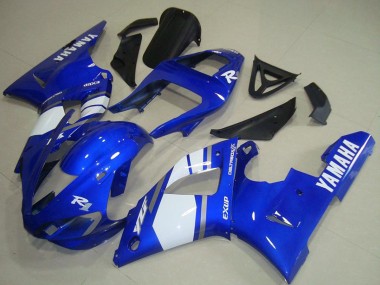 Best 2000-2001 Yamaha YZF R1 Motorcycle Fairings - Blue White UK