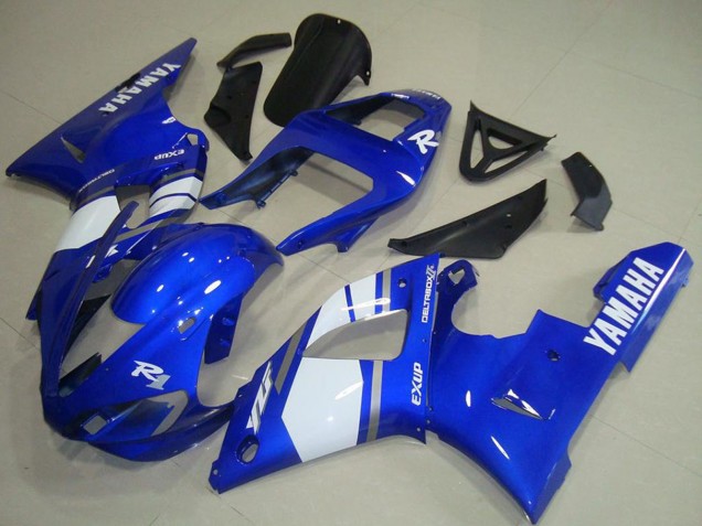 2000-2001 Yamaha YZF R1 Motorcycle Fairings - Blue White UK