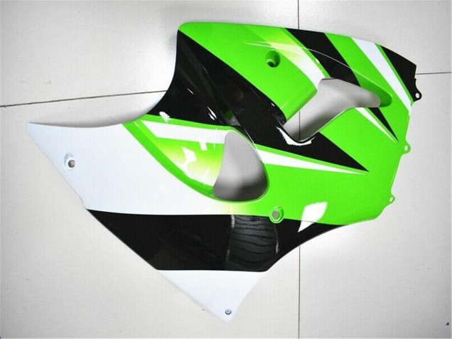 2000-2002 Kawasaki ZX6R Motorcycle Fairing Kits - Green White Black UK