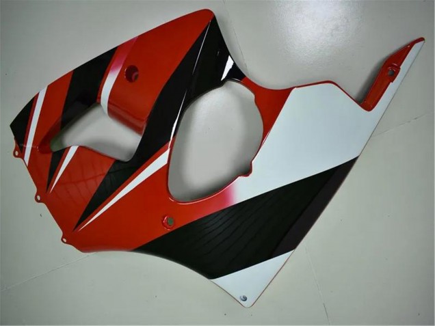 2000-2002 Kawasaki ZX6R Motorcycle Fairings - White Red Glossy Black UK