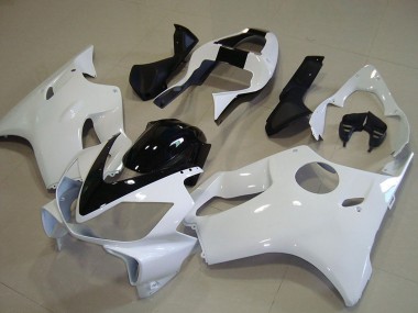 Best 2001-2003 Honda CBR600 F4i Motorcycle Fairing - White Glossy Black UK
