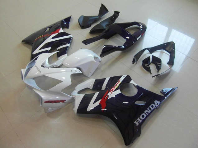 2001-2003 Honda CBR600 F4i Motorcycle Fairings - White Glossy Black F Sport UK