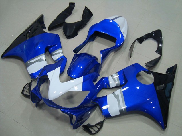 2001-2003 Honda CBR600 F4i Motorcycle Fairings - White Blue Glossy Black UK