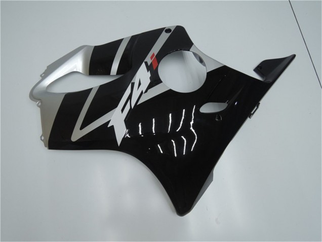 2001-2003 Honda CBR600 F4i Motorcycle Fairing - Silver Glossy Black UK
