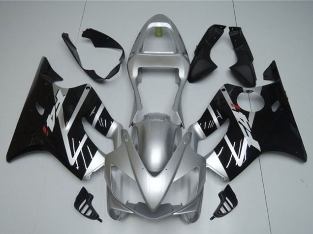2001-2003 Honda CBR600 F4i Motorcycle Fairing - Silver Glossy Black UK
