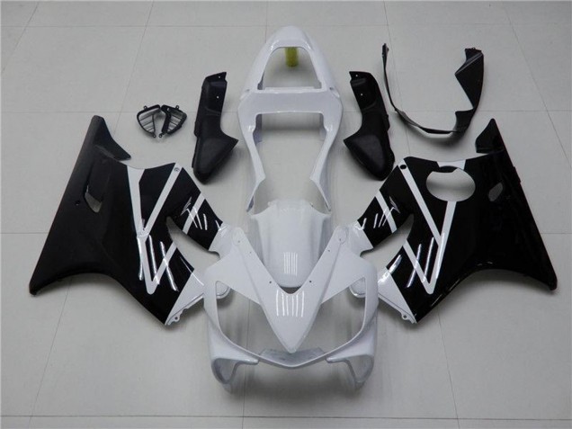 2001-2003 Honda CBR600 F4i Motorcycle Fairing Kits - White Glossy Black UK