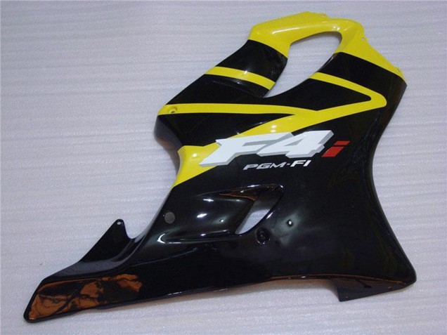 2001-2003 Honda CBR600 F4i Motorcycle Fairing - Yellow Glossy Black UK