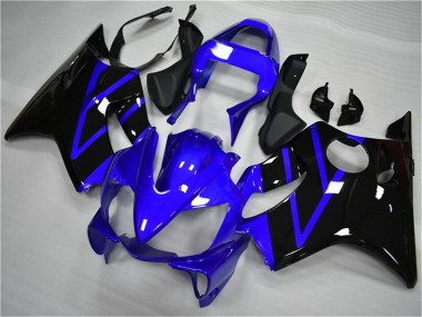 Best 2001-2003 Honda CBR600 F4i Motorcycle Fairing - Blue Glossy Black UK
