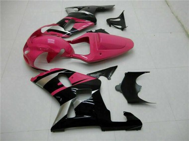 Best 2001-2003 Suzuki GSXR 600/750 Motorcycle Fairings - Pink Silver Glossy Black UK