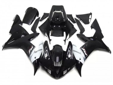 Best 2002-2003 Yamaha YZF R1 Motorcycle Fairings - Glossy Black White Silver UK