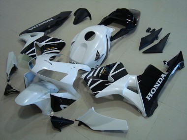 Best 2003-2004 Honda CBR600RR Motorcycle Fairings - White Glossy Black UK