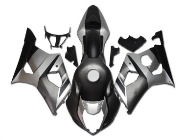Best 2003-2004 Suzuki GSXR 1000 Motorcycle Fairings - Silver Grey Black UK