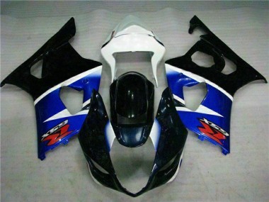 Best 2003-2004 Suzuki GSXR 1000 Abs Motorcycle Fairings - White Blue Glossy Black Red UK