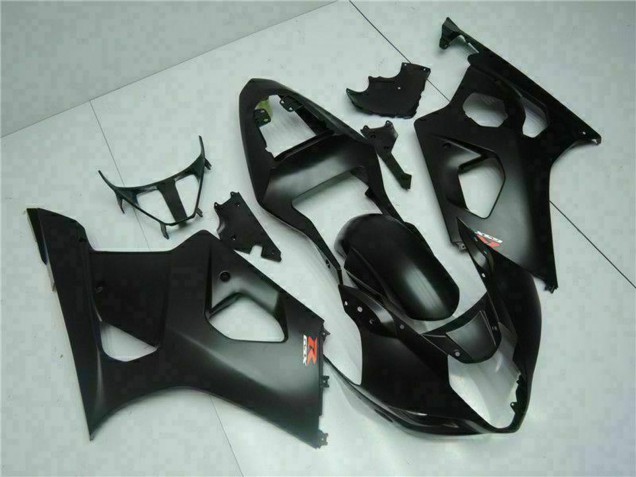 2003-2004 Suzuki GSXR 1000 Motorcycle Fairings - Matte Black Red UK