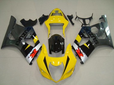 Best 2003-2004 Suzuki GSXR 1000 Motorcycle Fairings - Yellow Silver Grey Black Red UK