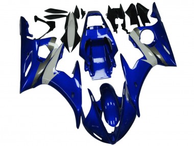 Best 2003-2004 Yamaha YZF R6 Motorcycle Fairing - Blue White UK
