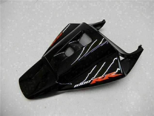 2004-2005 Honda CBR1000RR Motorcycle Fairings - Glossy Black Red Flame UK