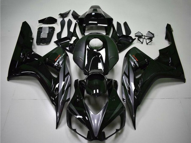 2004-2005 Honda CBR1000RR Motorcycle Fairings - Glossy Black Grey UK