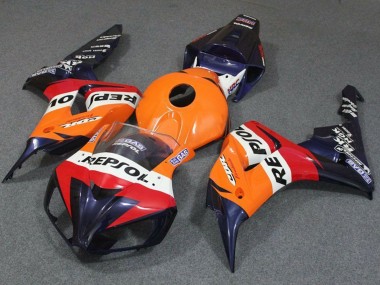 Best 2006-2007 Honda CBR1000RR Motorcycle Fairing - Orange White Red Blue Repsol UK