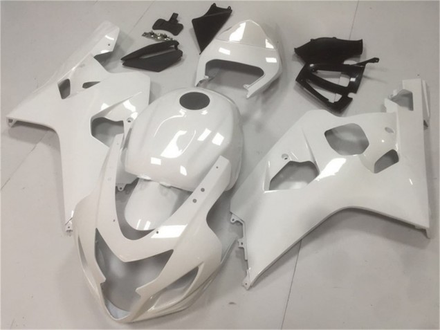 2004-2005 Suzuki GSXR 600/750 Motorcycle Fairings - Glossy White UK