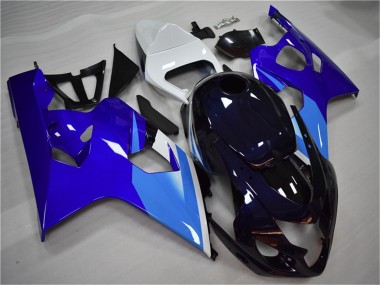 Best 2004-2005 Suzuki GSXR 600/750 Motorcycle Fairing - White Blue Black UK