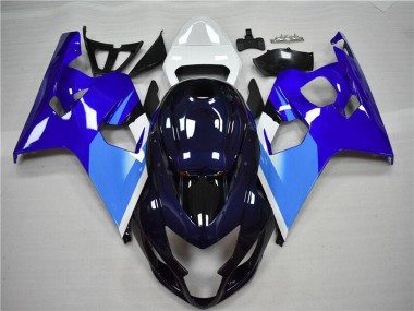 Best 2004-2005 Suzuki GSXR 600/750 Motorcycle Fairing - White Blue Black UK