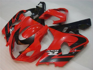 Best 2004-2005 Suzuki GSXR 600/750 Motorcycle Fairings - Red Black UK