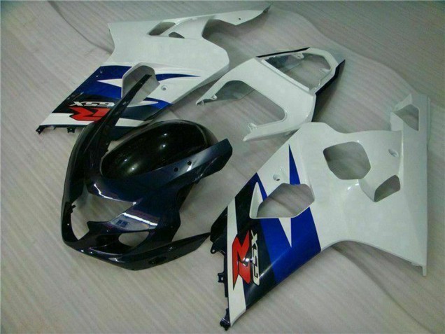2004-2005 Suzuki GSXR 600/750 Motorcycle Fairings - White Blue Glossy Black Red UK