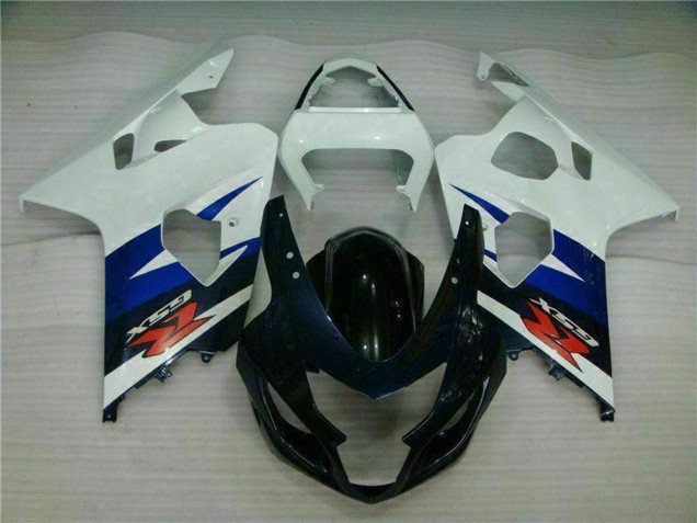 2004-2005 Suzuki GSXR 600/750 Motorcycle Fairings - White Blue Glossy Black Red UK